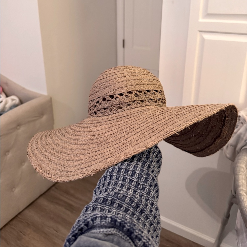 J. Crew Large Coverage soft straw sun hat